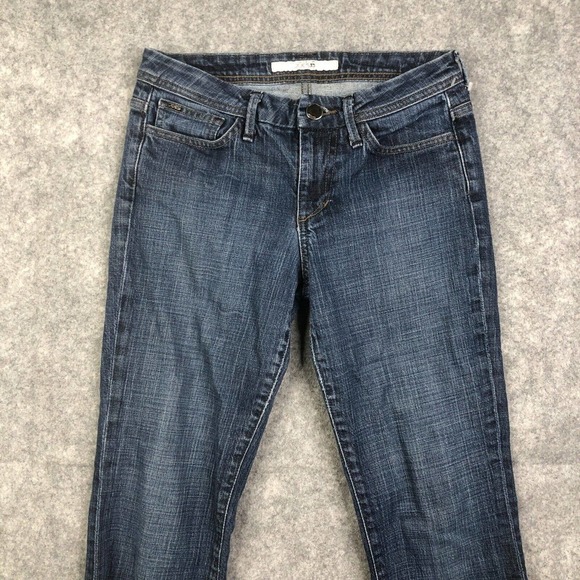 Joes Jeans Cropped W26 Fray Hem Low Rise Medium Wash Denim Stretch - Picture 2 of 13